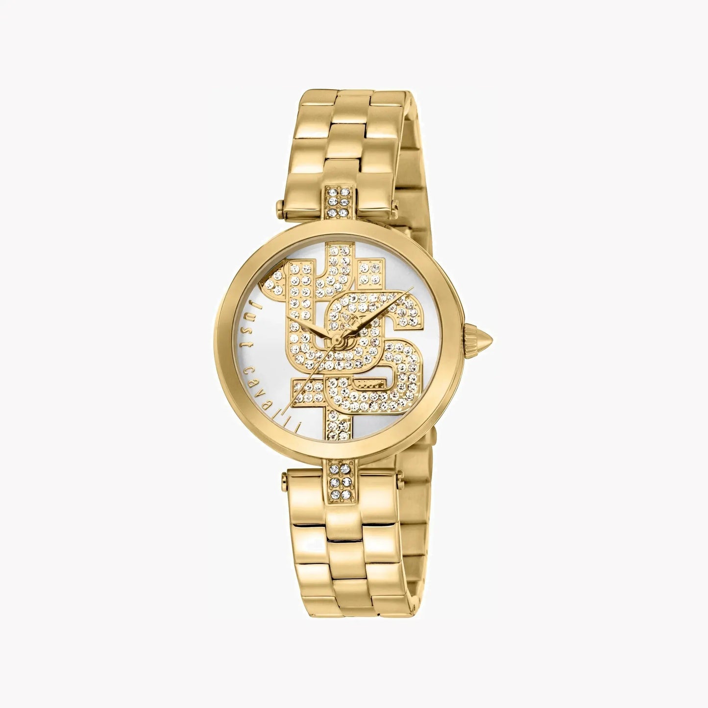 Just Cavalli Women's Gold Stainless Steel Watch, Silver Dial | Jc1l241m0055 by JUST CAVALLI