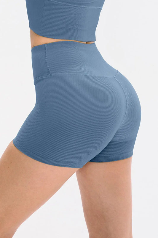 Slim Fit Wide Waistband Sports Shorts by Partner Label