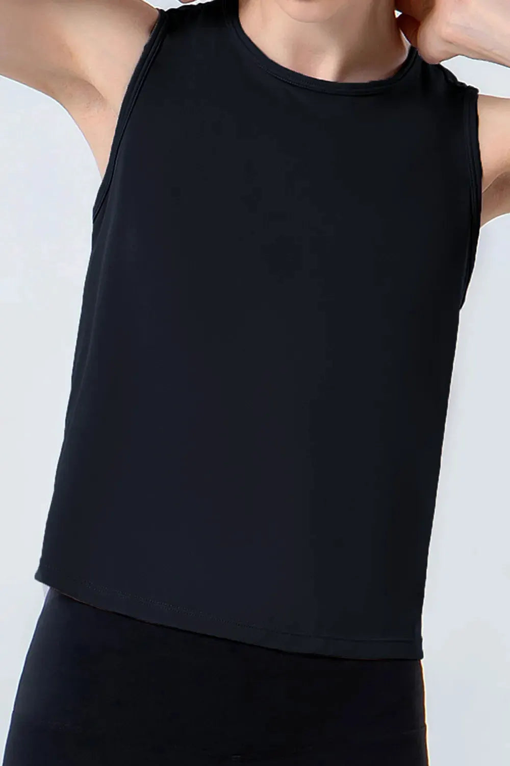 Round Neck Active Tank by Partner Label