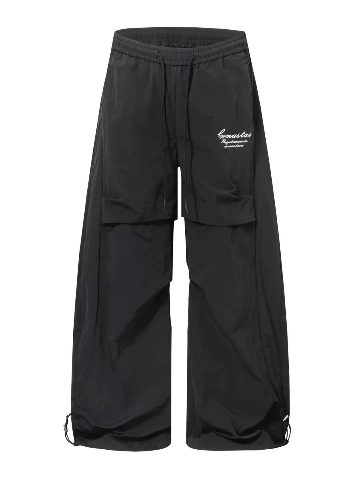 Men's Loose Fit Cargo Pants with Drawstring Waist and Adjustable Cuffs by Trendsi