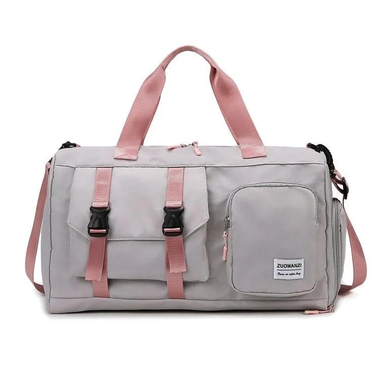 Colorful Pearlescent Yoga Fitness Bag With Dry-wet Separation by Maiden-Art