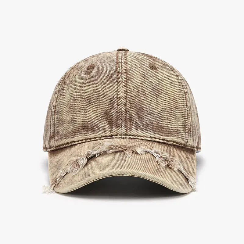 Fringe Adjustable Cotton Baseball Cap by Partner Label