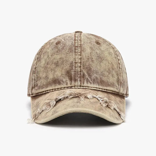 Fringe Adjustable Cotton Baseball Cap by Partner Label