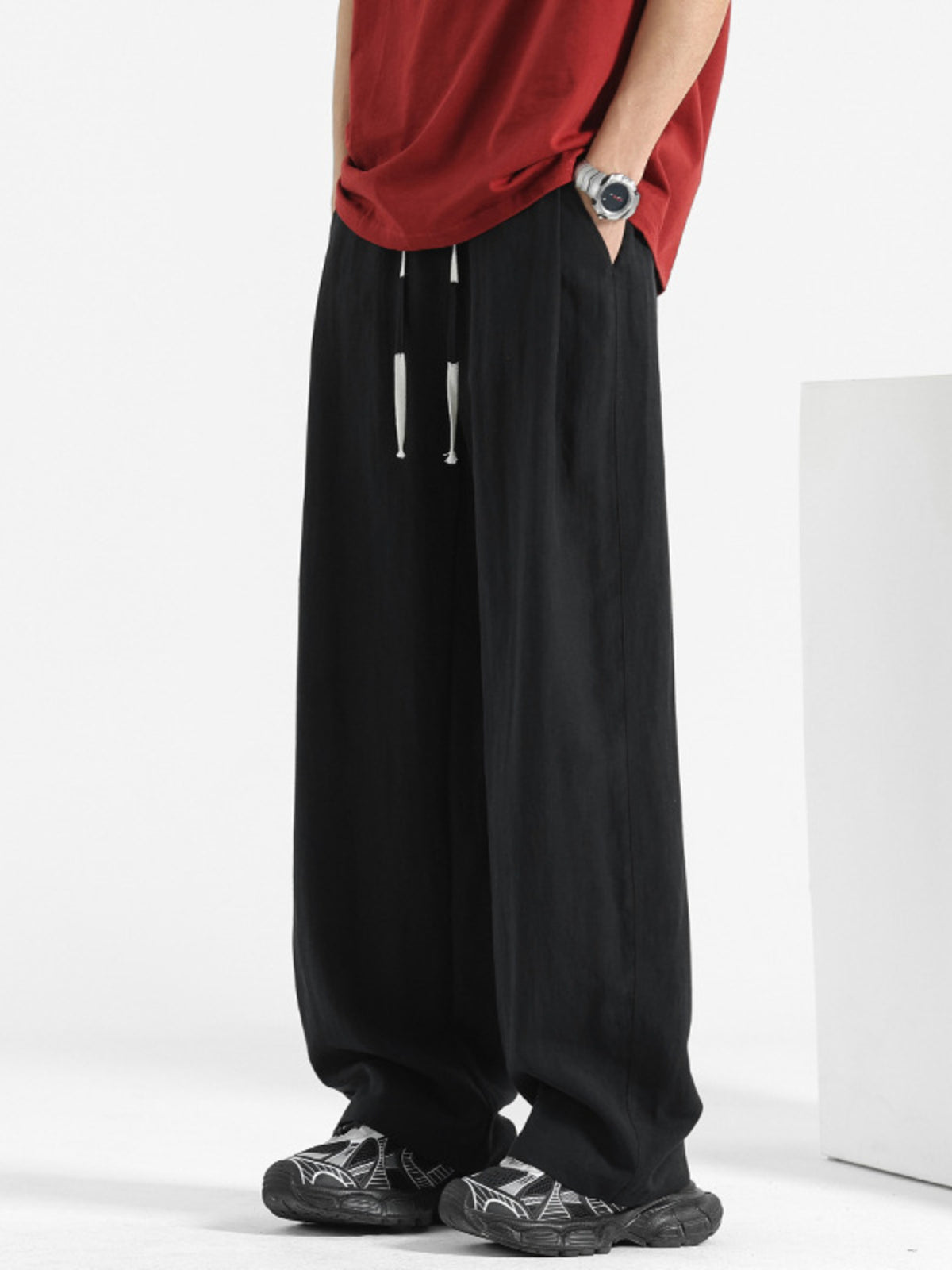 Men's Plus Size Casual Loose Fit Pants by Partner Label