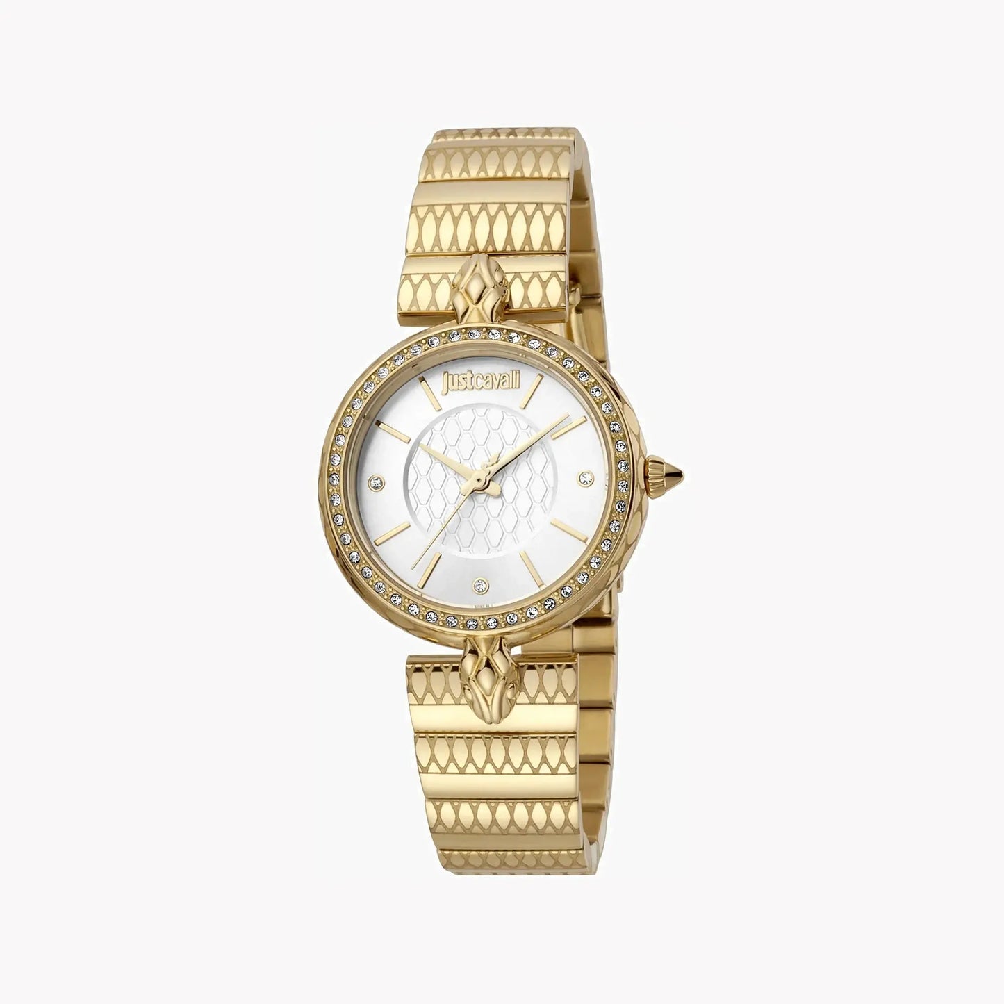 Just Cavalli Women's Gold Stainless Steel Watch, Silver Dial | Jc1l147m0065 by JUST CAVALLI