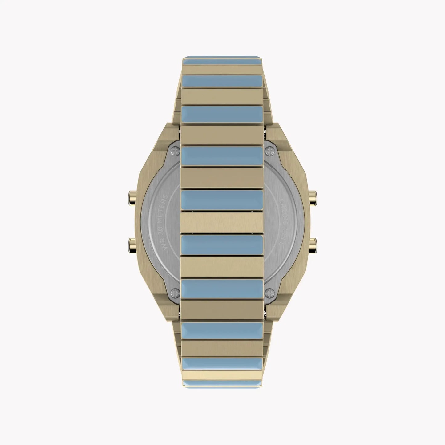 Timex Unisex Gold-Tone Watch, Blue Accents | Tw2w40800 by TIMEX