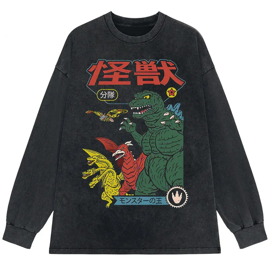 Japanese Anime Print T-Shirt Men Short Sleeve Casual Tee by Vimost Shop