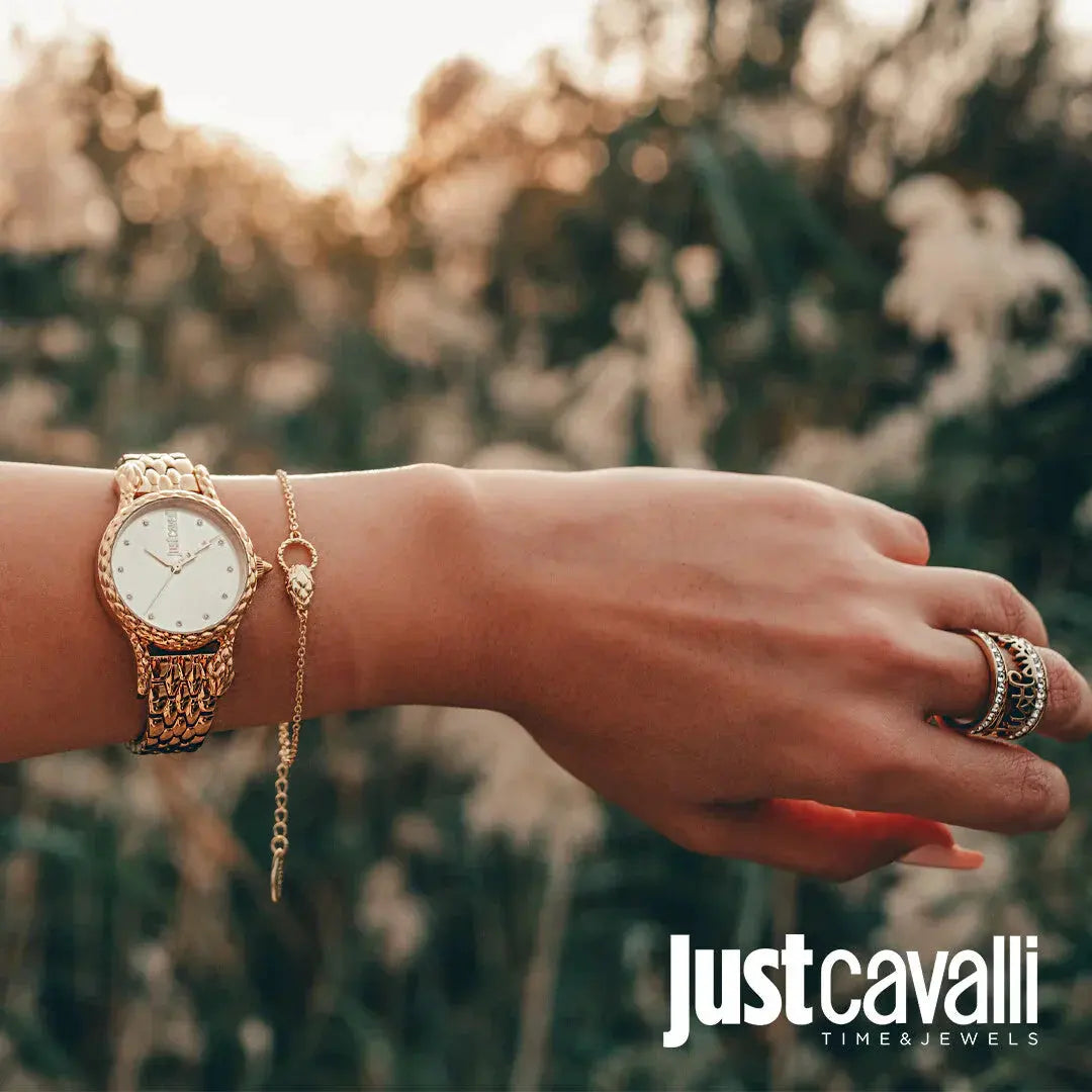 Just Cavalli Women's Gold Watch, Champagne Dial | Jc1l125m0065 by JUST CAVALLI
