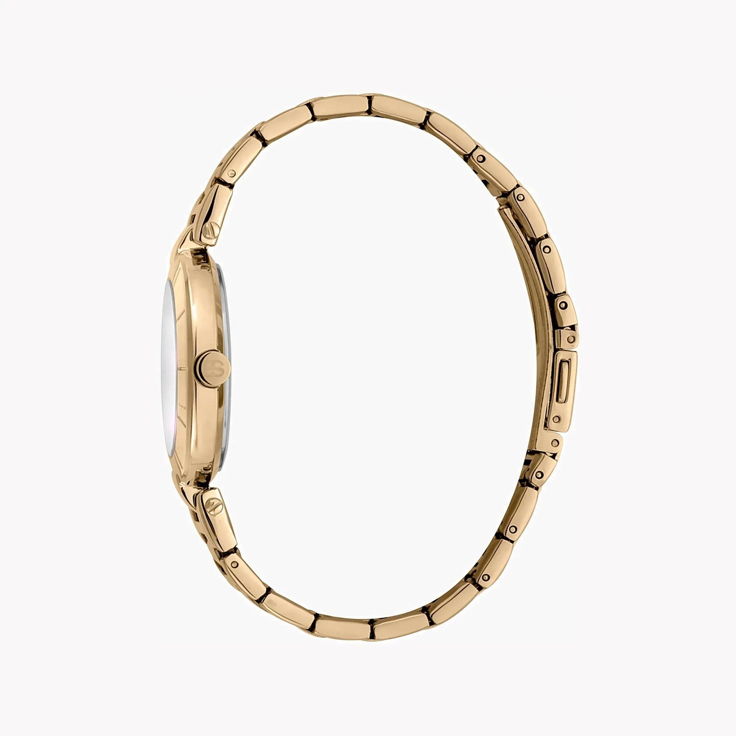 Esprit Women's Gold Stainless Steel Watch, White Dial | Es1l060m0125 by ESPRIT