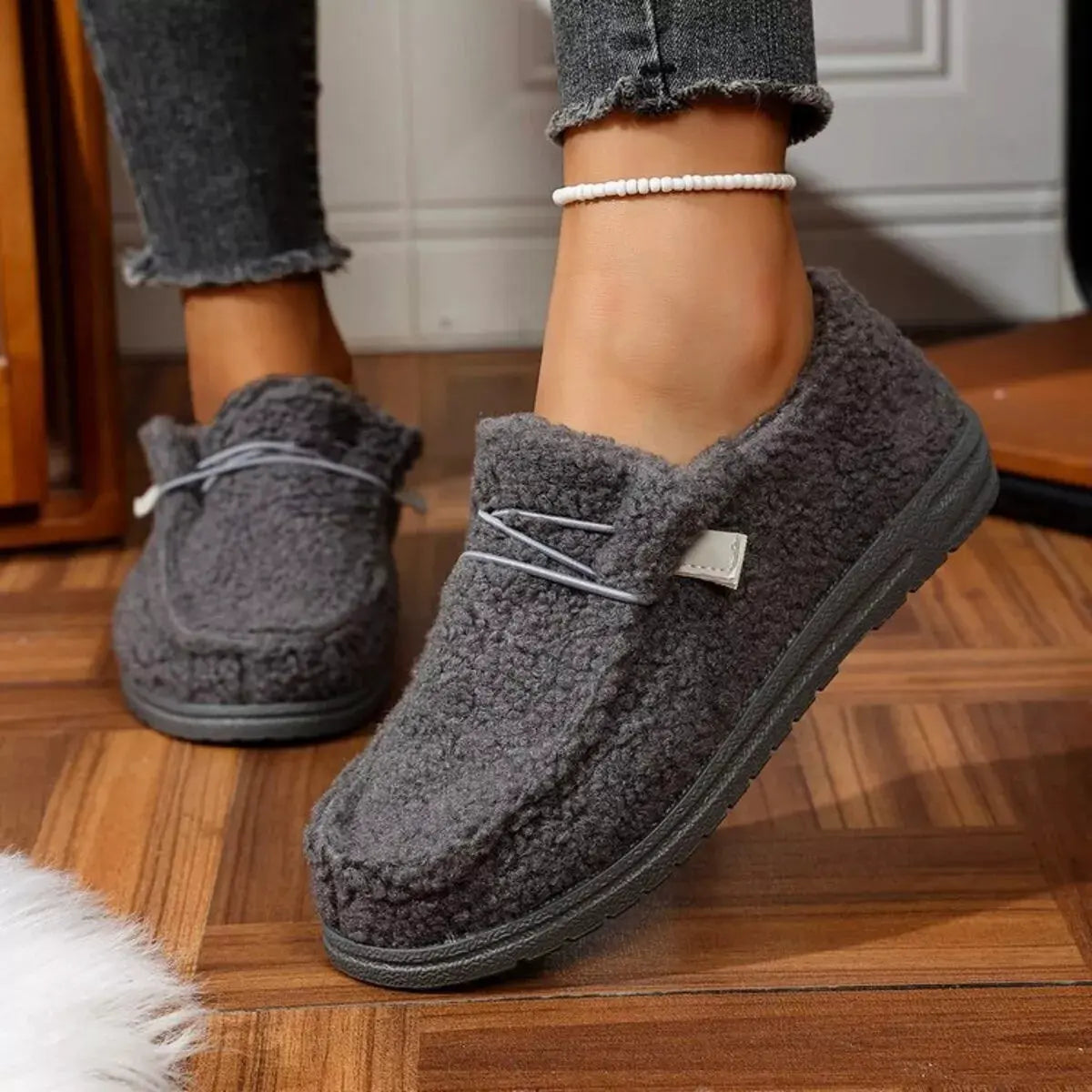 Round Toe Flats Slip-Ons by Partner Label