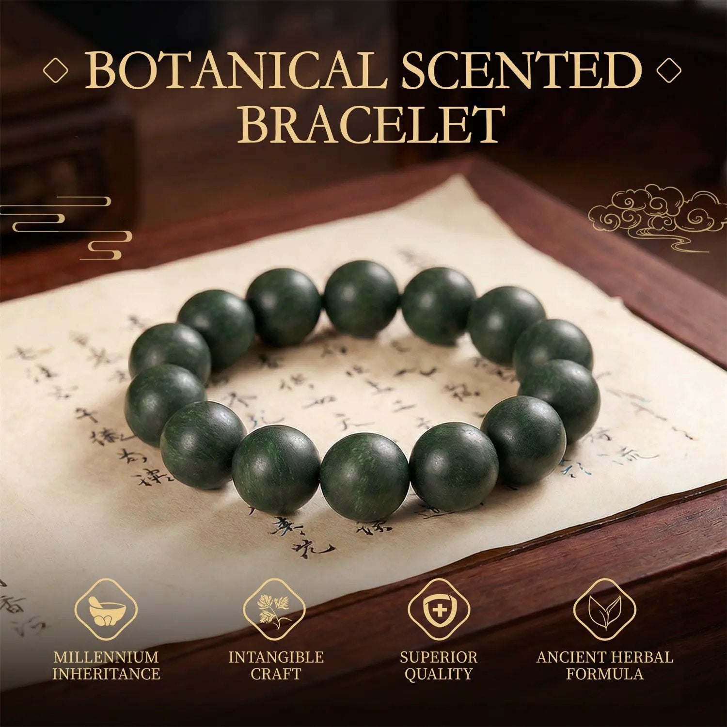 Bracelet for calming the nerves and aiding to sleep by Maiden-Art