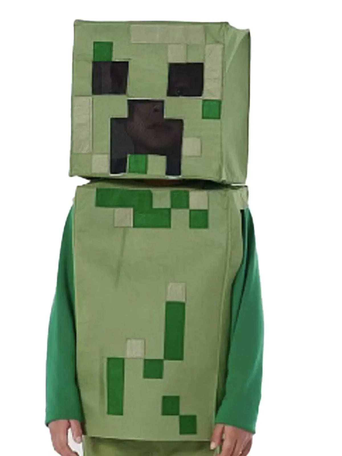 Children's Minecraft Pixelated Print Costume Set by Trendsi