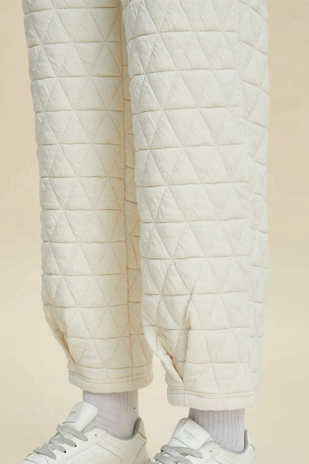 Double Take Full Size Texture Round Neck Long Sleeve Top and Pants Set by Double Take