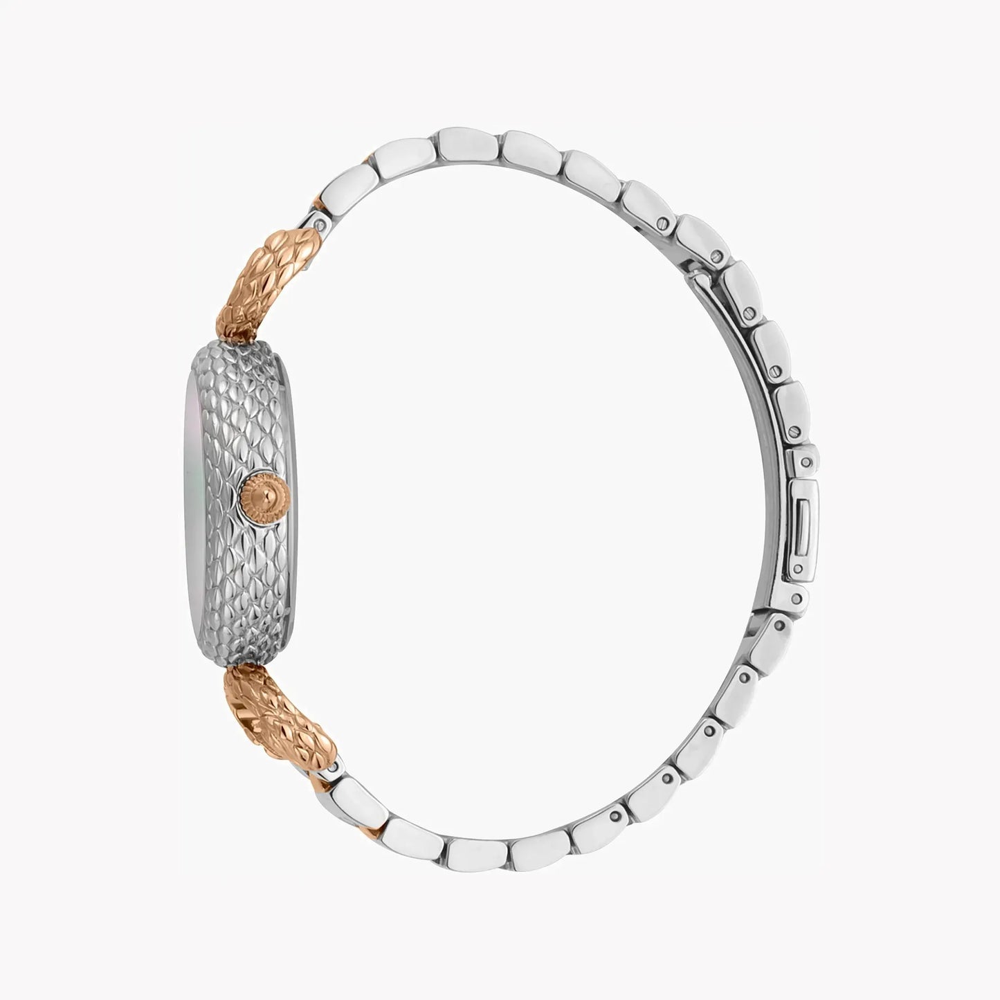 Just Cavalli Women's Silver & Rose Gold Watch, White Dial | Jc1l148m0095 by JUST CAVALLI