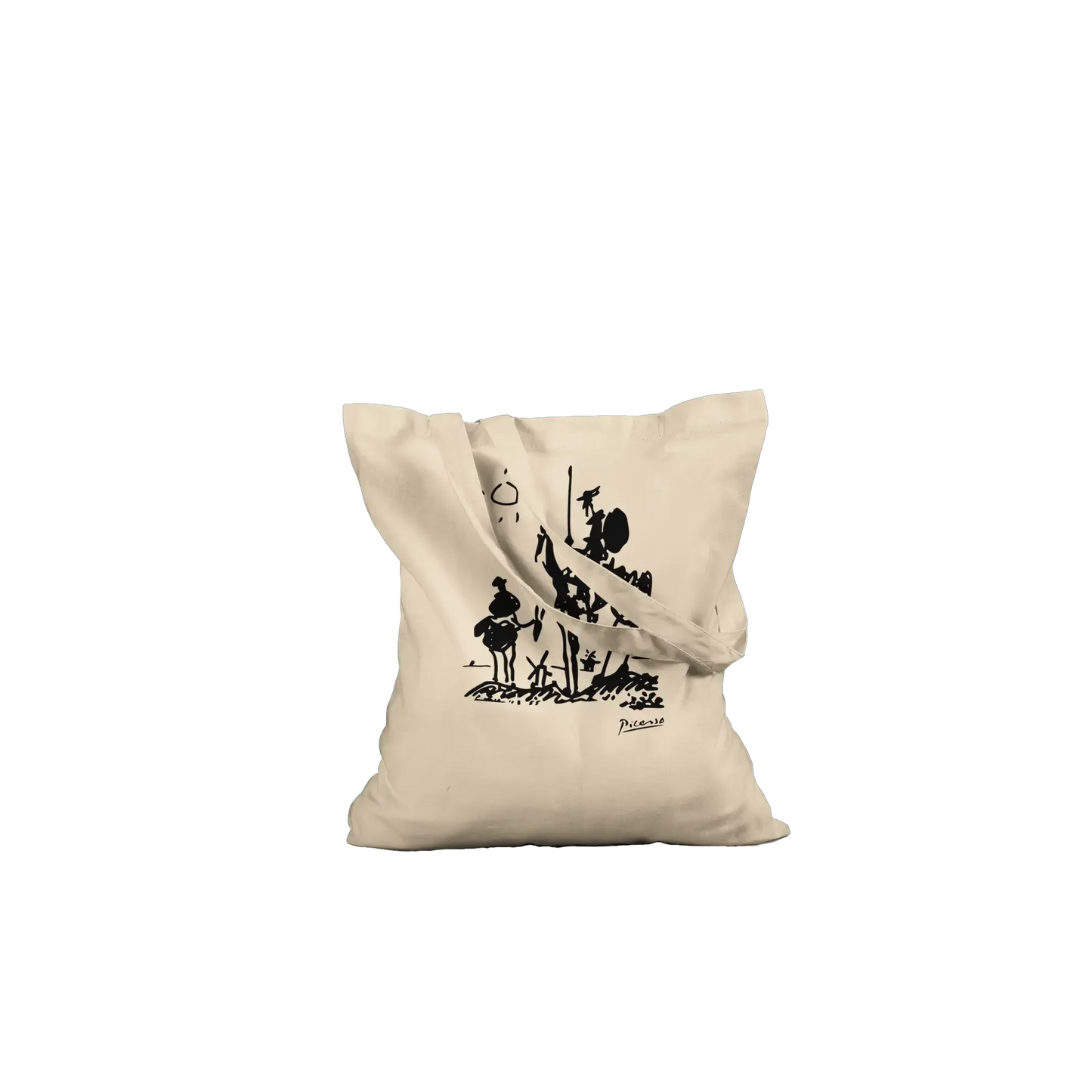 Pablo Picasso Don Quixote of La Mancha 1955 artwork tote bag by Art-O-Rama Shop