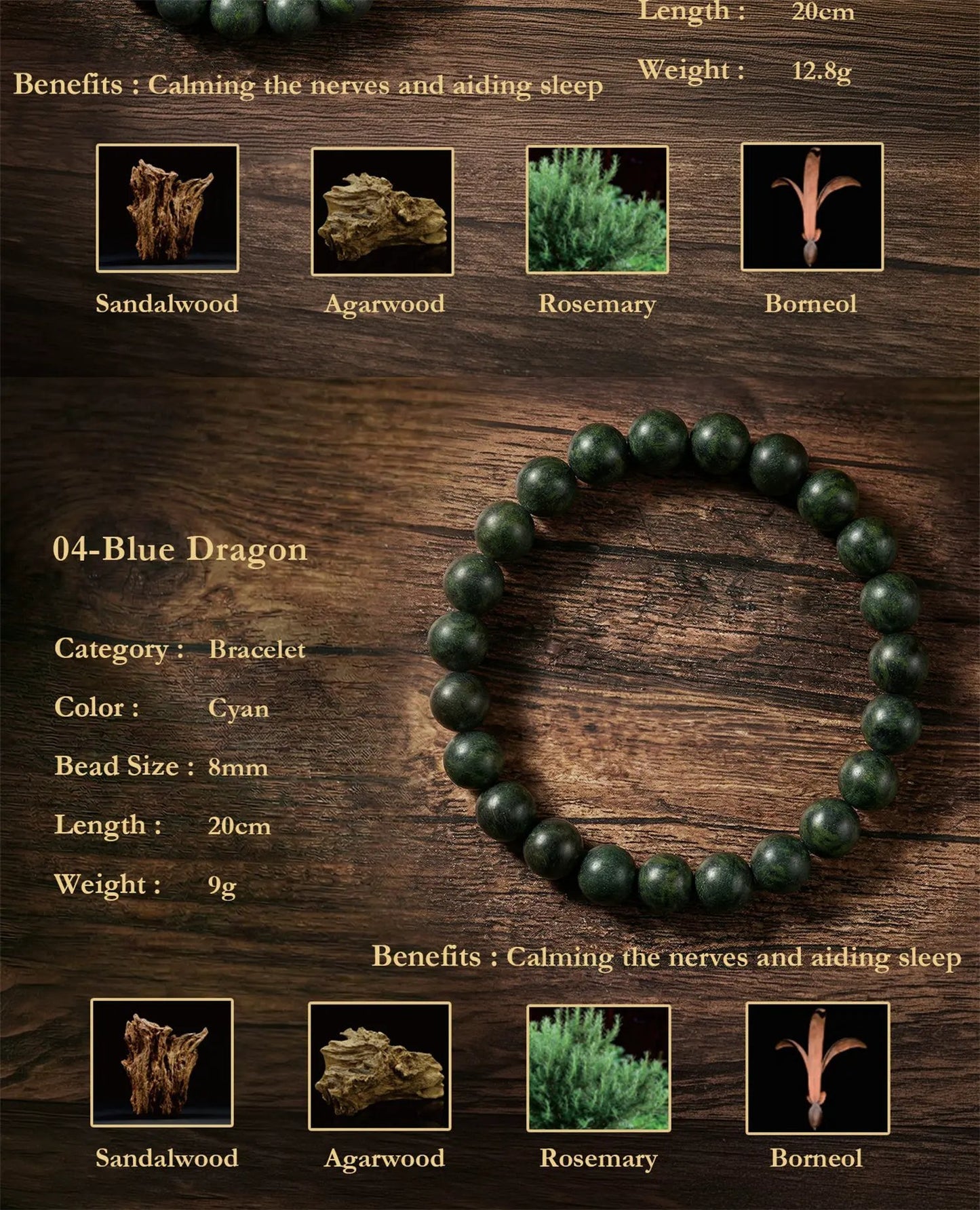 Bracelet for calming the nerves and aiding to sleep by Maiden-Art