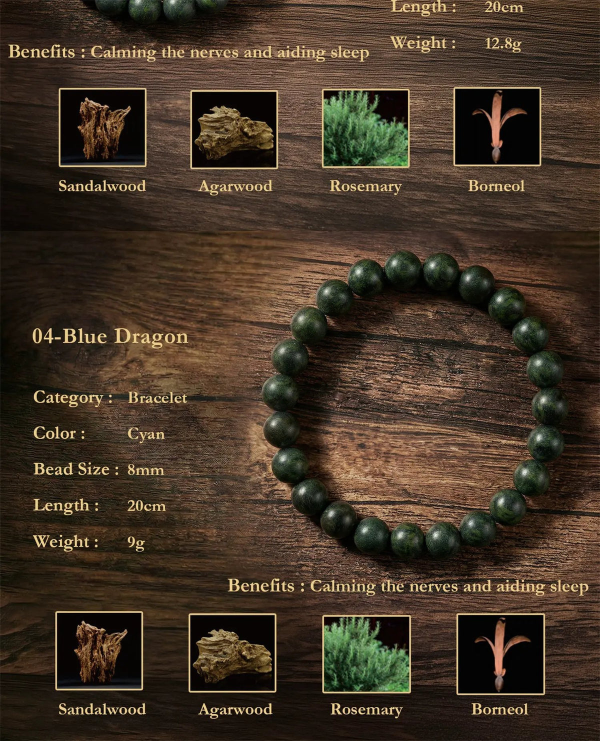 Bracelet for calming the nerves and aiding to sleep by Maiden-Art