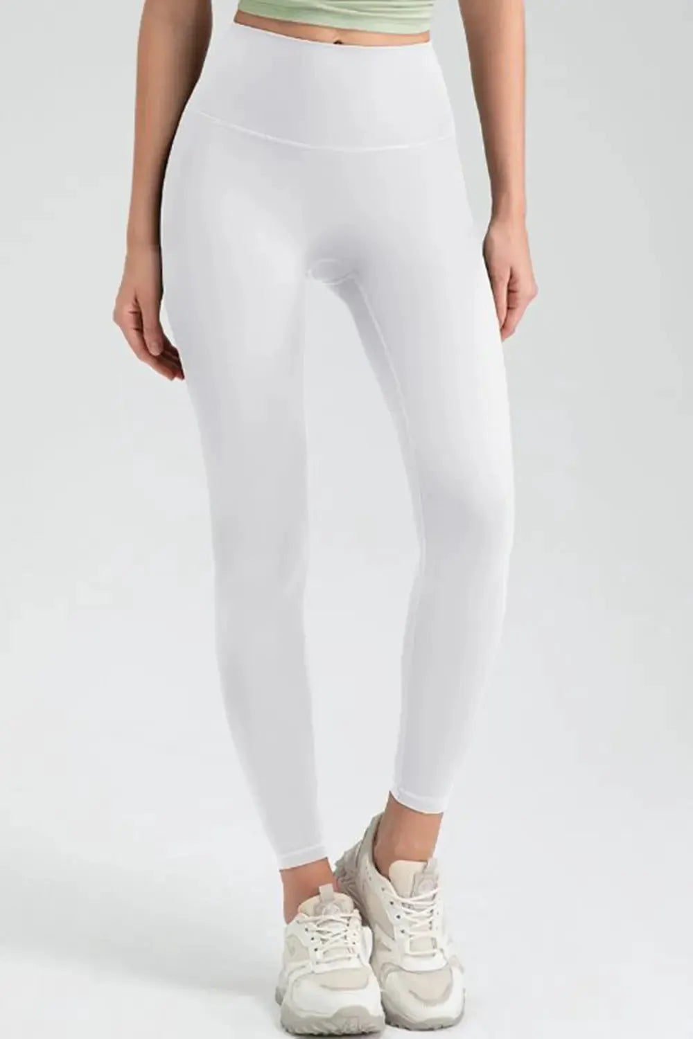 Wide Waistband High Waist Sport Leggings by Partner Label