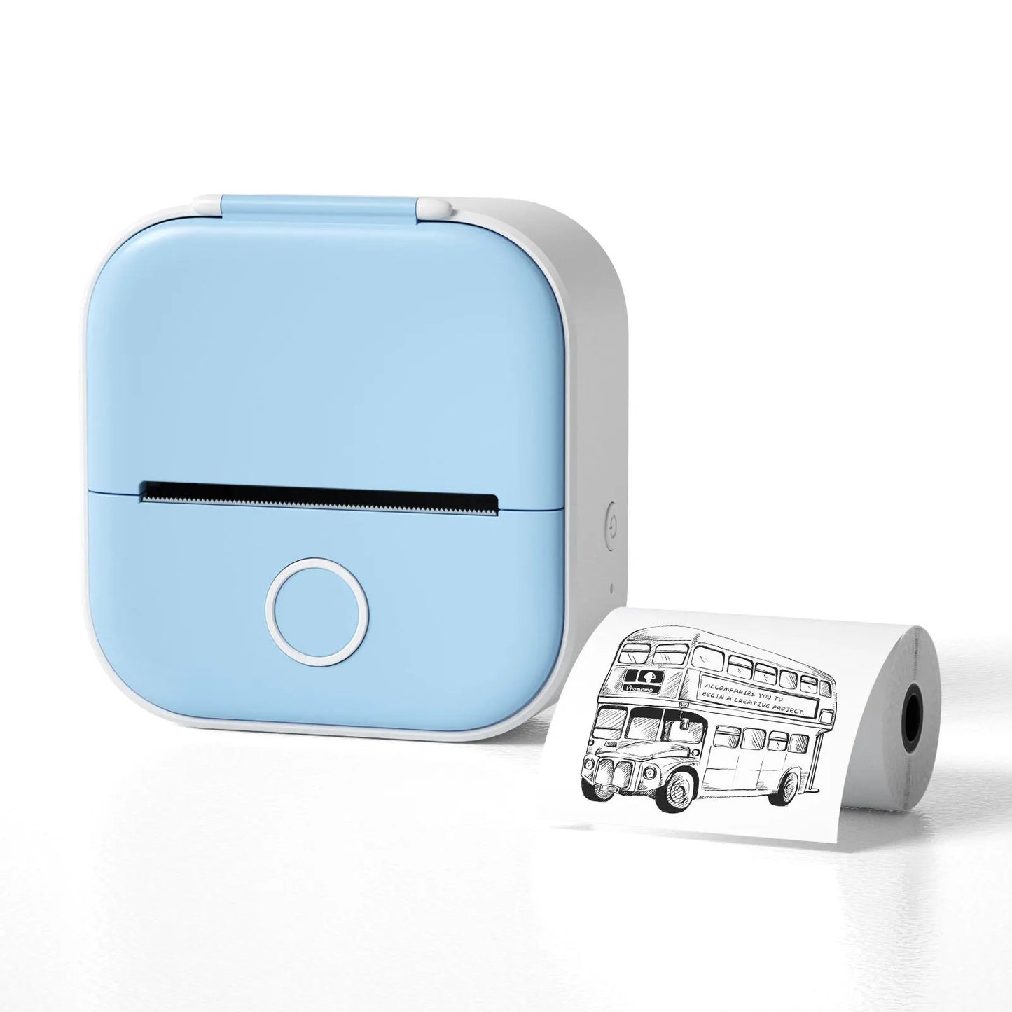 Portable Mini Thermal Label Printer Home Photo Printer Student Wrong Question Printer Bluetooth-compatible Mini Label Printer Price Tag by Maiden-Art