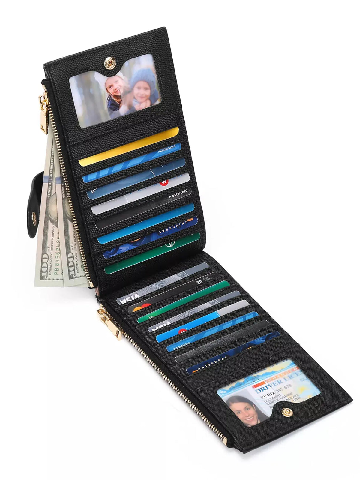 Zippered Long Wallet by Partner Label
