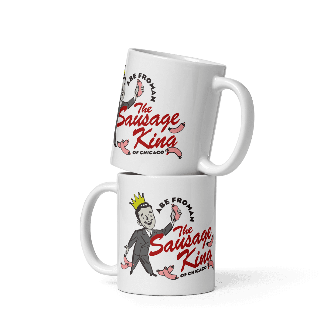 Abe Froman The Sausage King of Chicago from Ferris Bueller's Day Off Mug by Art-O-Rama Shop