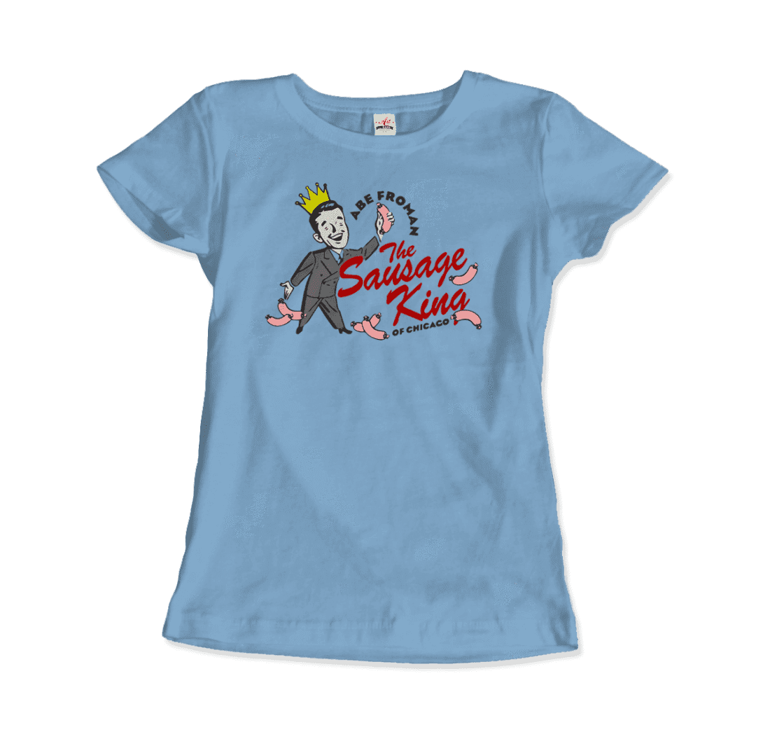 Abe Froman the Sausage King of Chicago from Ferris Bueller's Day Off t-shirt by Art-O-Rama Shop