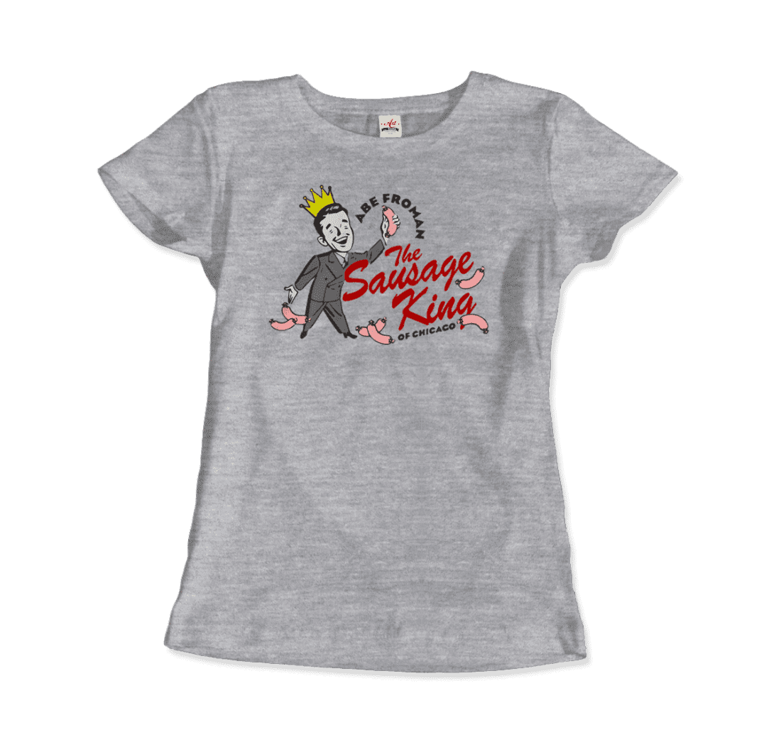 Abe Froman the Sausage King of Chicago from Ferris Bueller's Day Off t-shirt by Art-O-Rama Shop