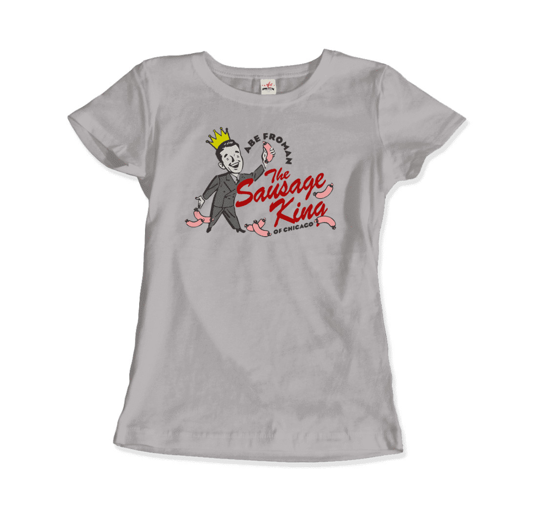 Abe Froman the Sausage King of Chicago from Ferris Bueller's Day Off t-shirt by Art-O-Rama Shop