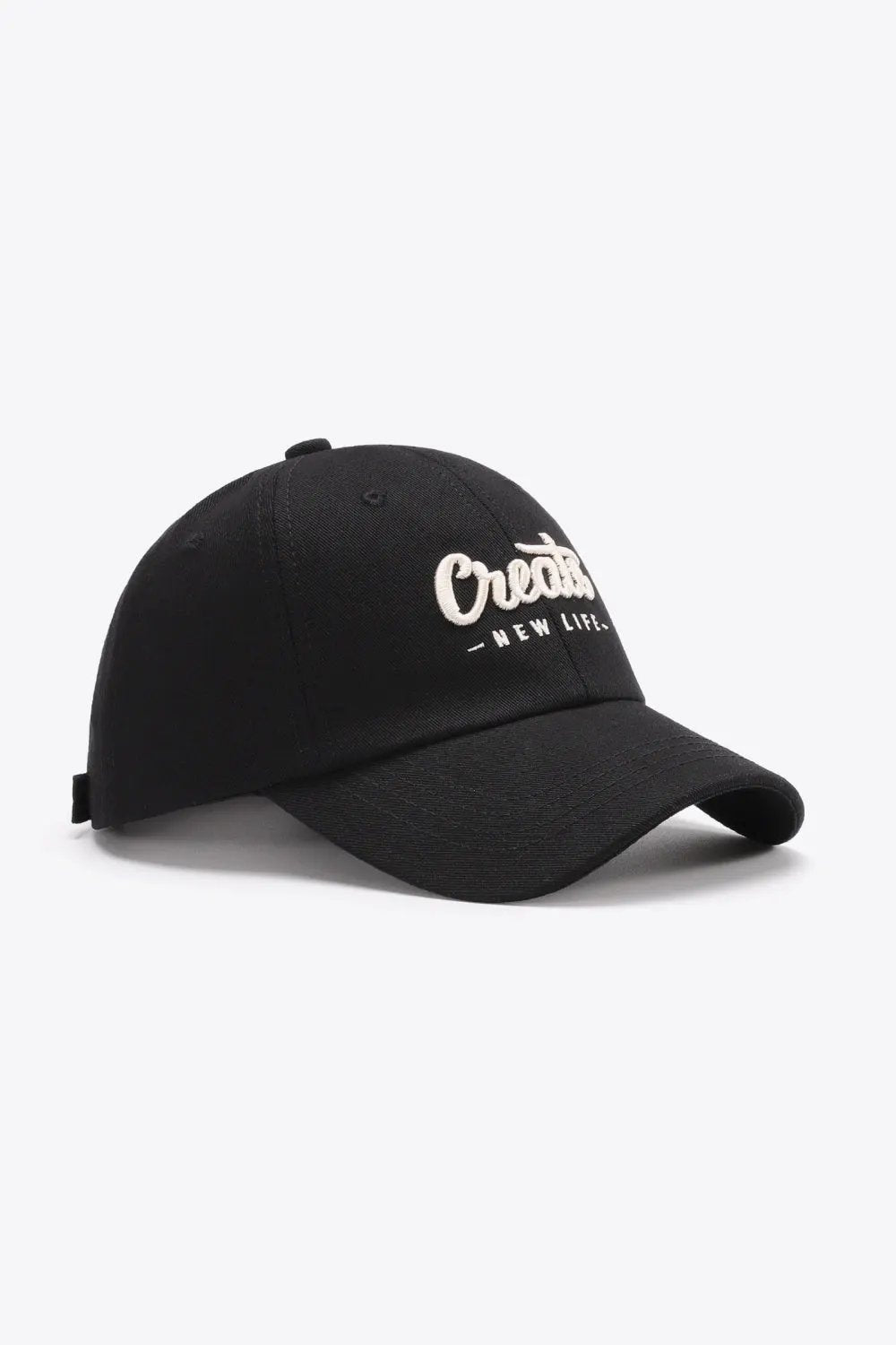 CREATE NEW LIFE Adjustable Cotton Baseball Cap by Partner Label