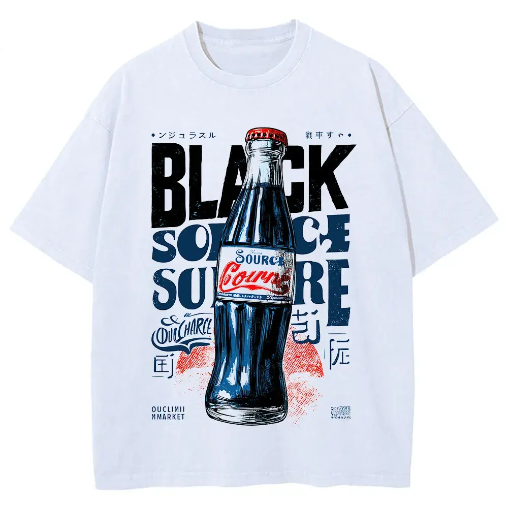 Anime Graphic T-Shirt 100% Cotton Harajuku Unisex Short Sleeve Tee by Vimost Shop