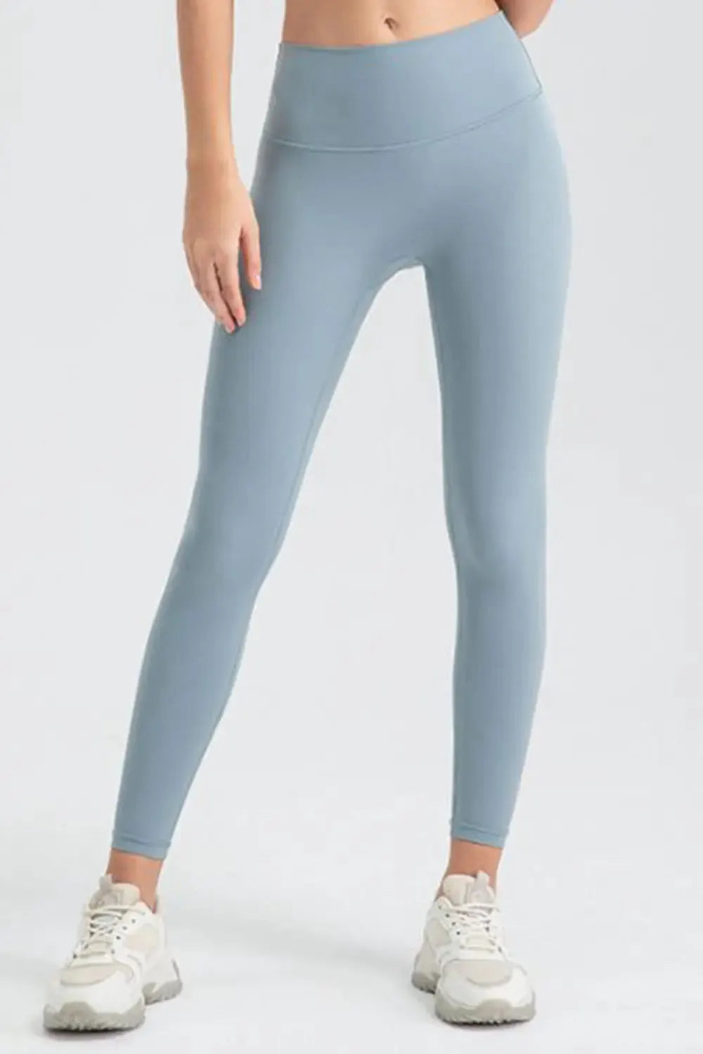 Wide Waistband Sport Leggings by Partner Label