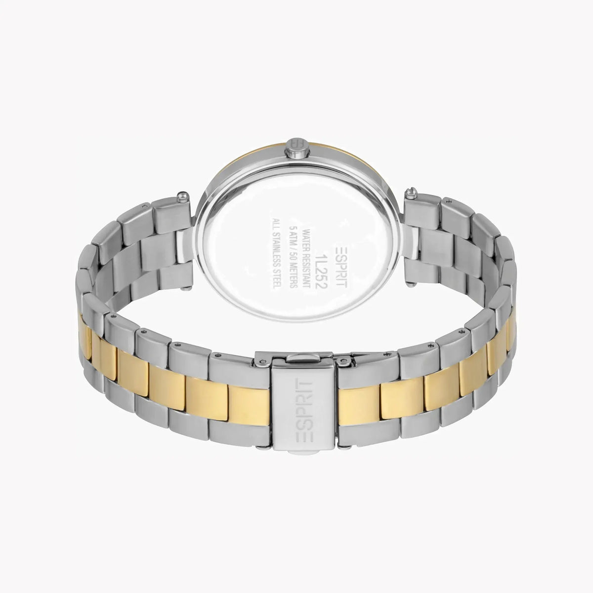 Esprit Women's Silver & Gold Stainless Steel Watch, Champagne Dial | ES1L252M0045 by ESPRIT