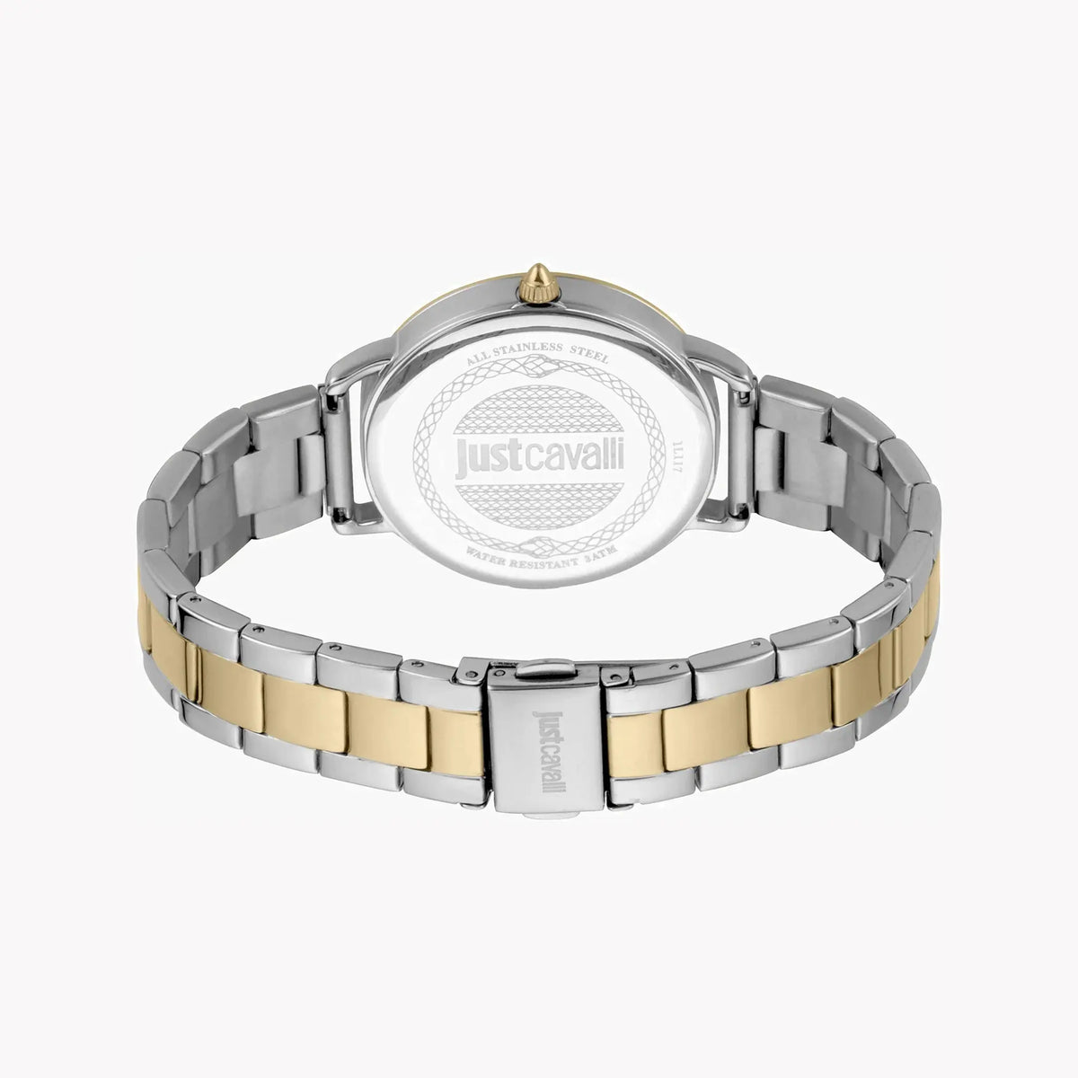 Just Cavalli Women's Silver & Gold Watch, Silver Dial | Jc1l117m0085 by JUST CAVALLI