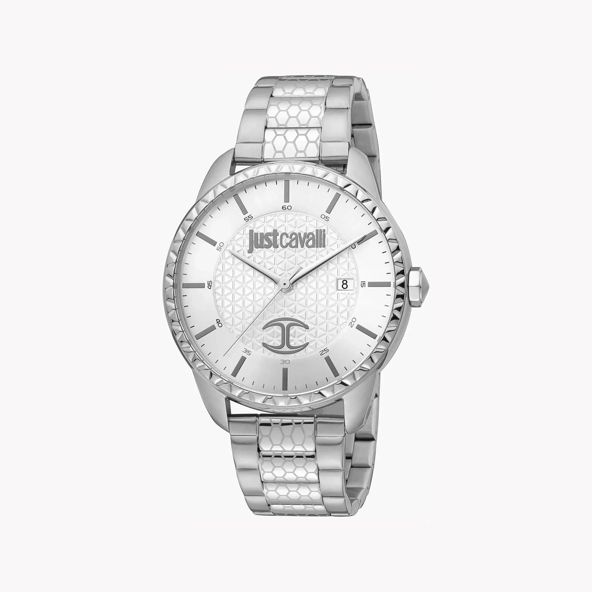 Just Cavalli Men's Silver Watch, Silver Dial | Jc1g176m0045 by JUST CAVALLI