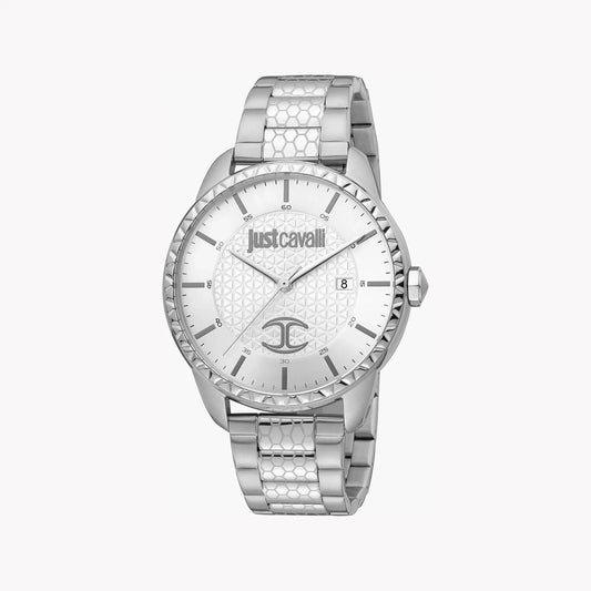 Just Cavalli Men's Silver Watch, Silver Dial | Jc1g176m0045 by JUST CAVALLI