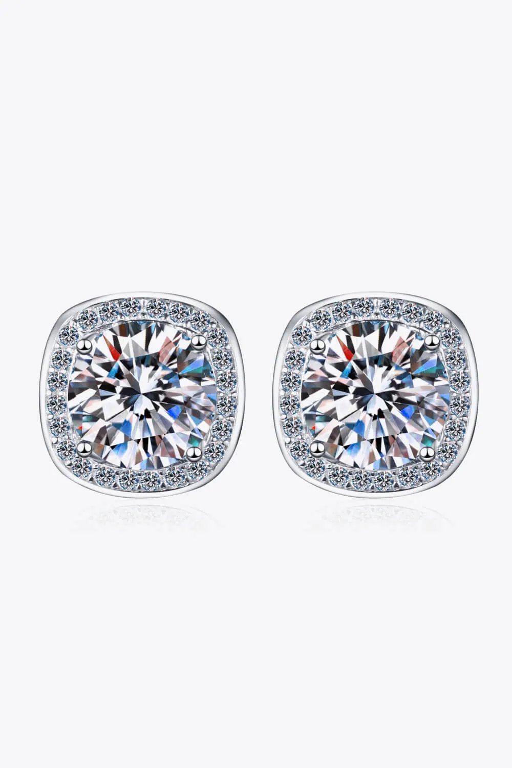 Let Me Love You 1 Carat Moissanite Stud Earrings by Partner Label