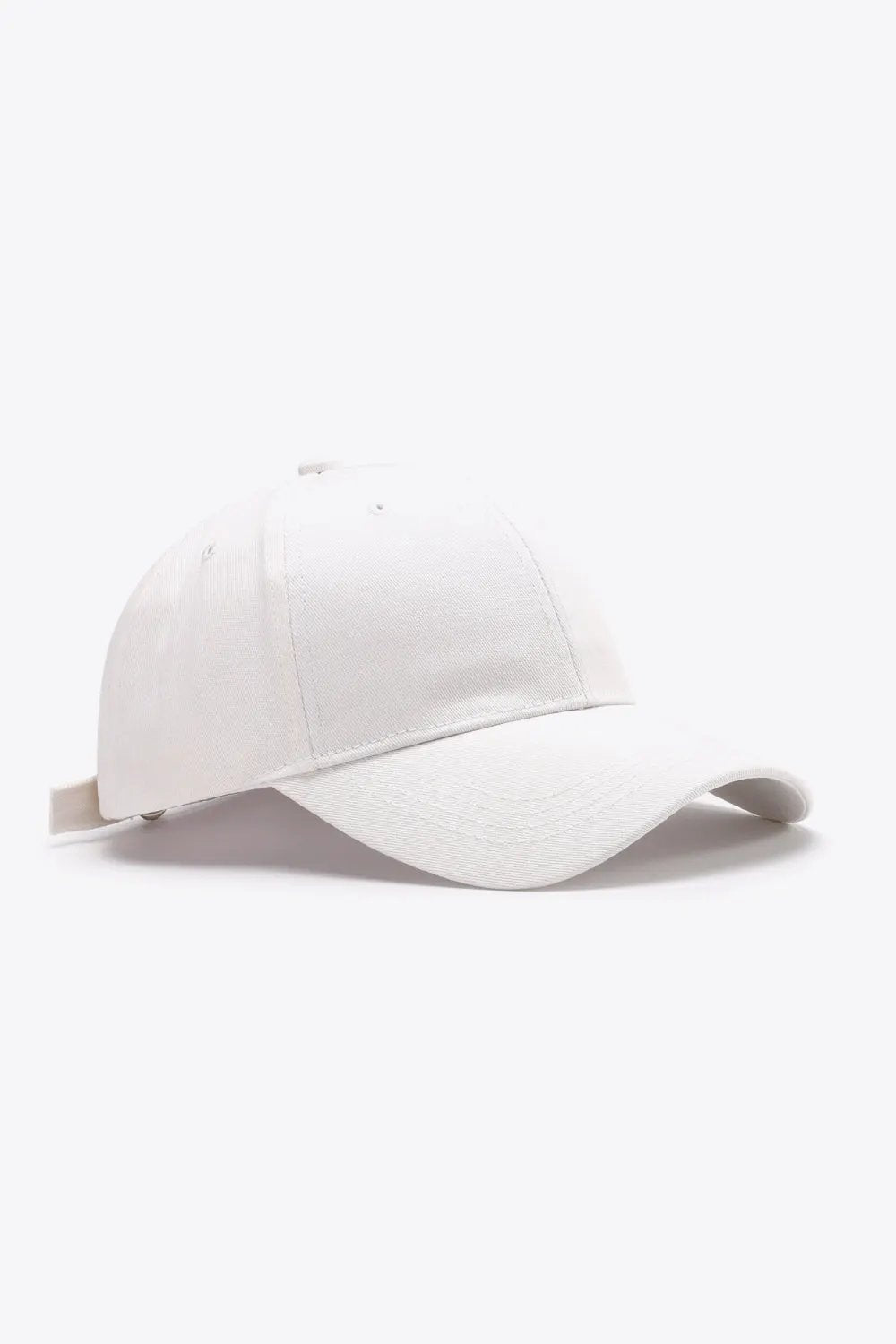 Plain Adjustable Cotton Baseball Cap by Partner Label