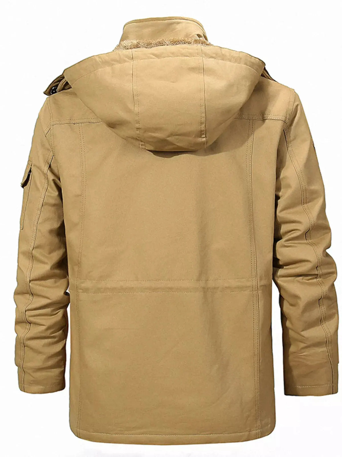 Men's Full Size Zip Up Fleece Lined Jacket Plus Size by Partner Label