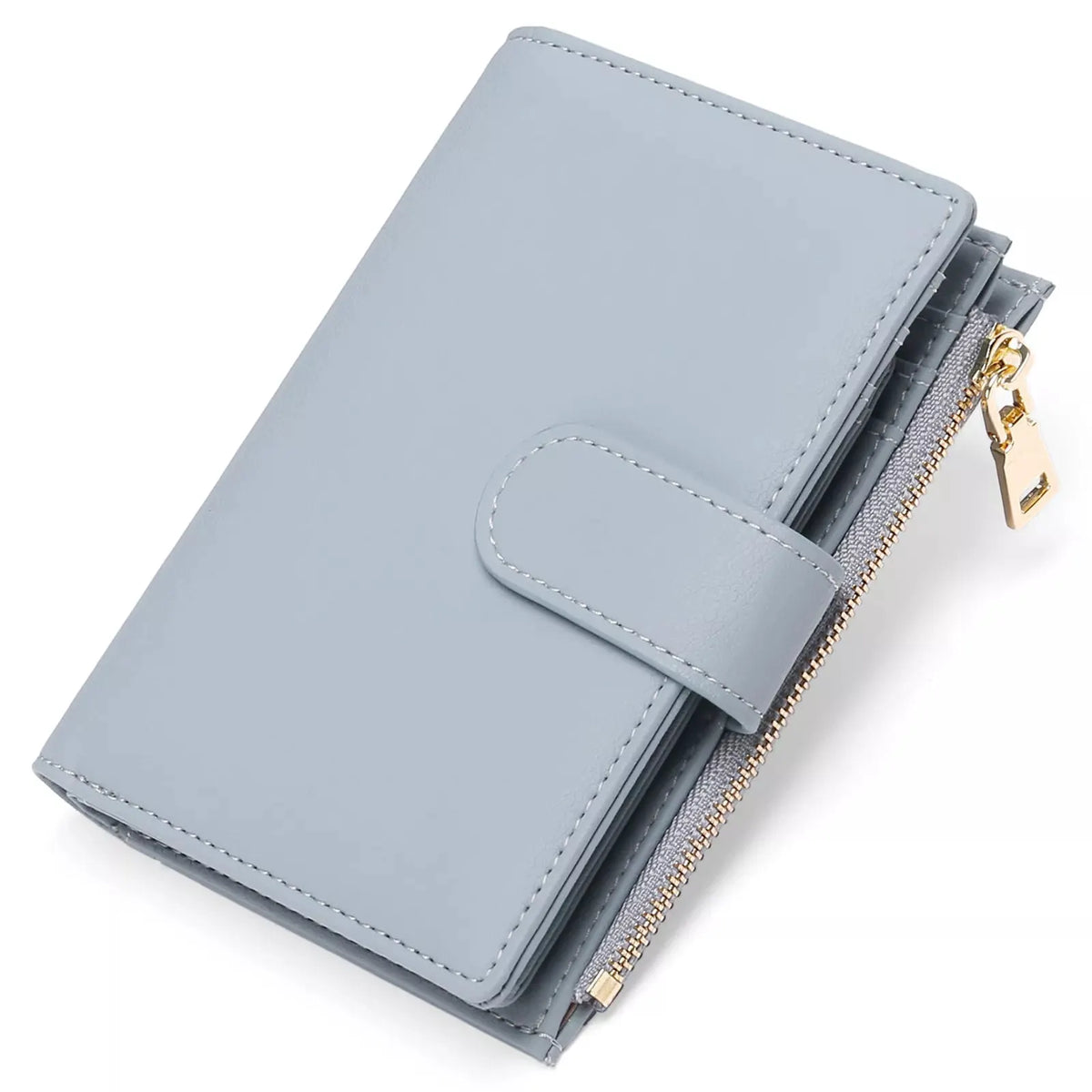 Solid Color Leather Wallet by Partner Label