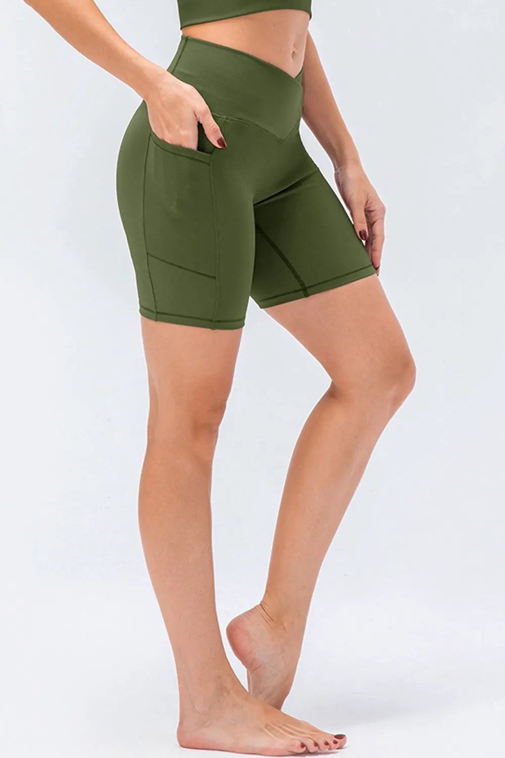 Slim Fit V-Waistband Sports Shorts by Partner Label