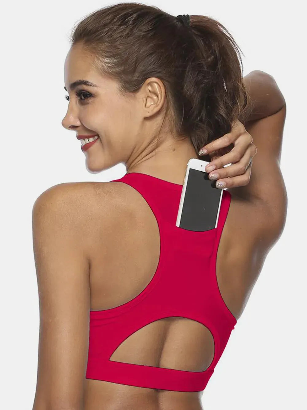 Cutout Scoop Neck Active Tank by Partner Label