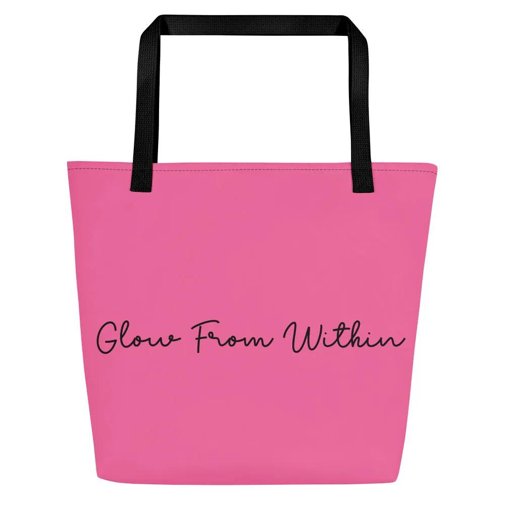 All-Over Print Large Tote Bag by Maiden-Art