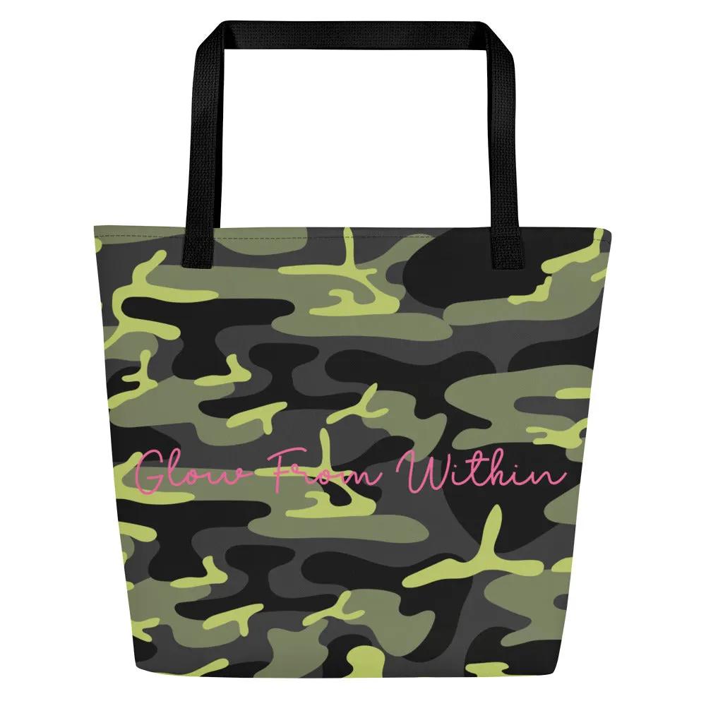 All-Over Print Large Tote Bag by Maiden-Art