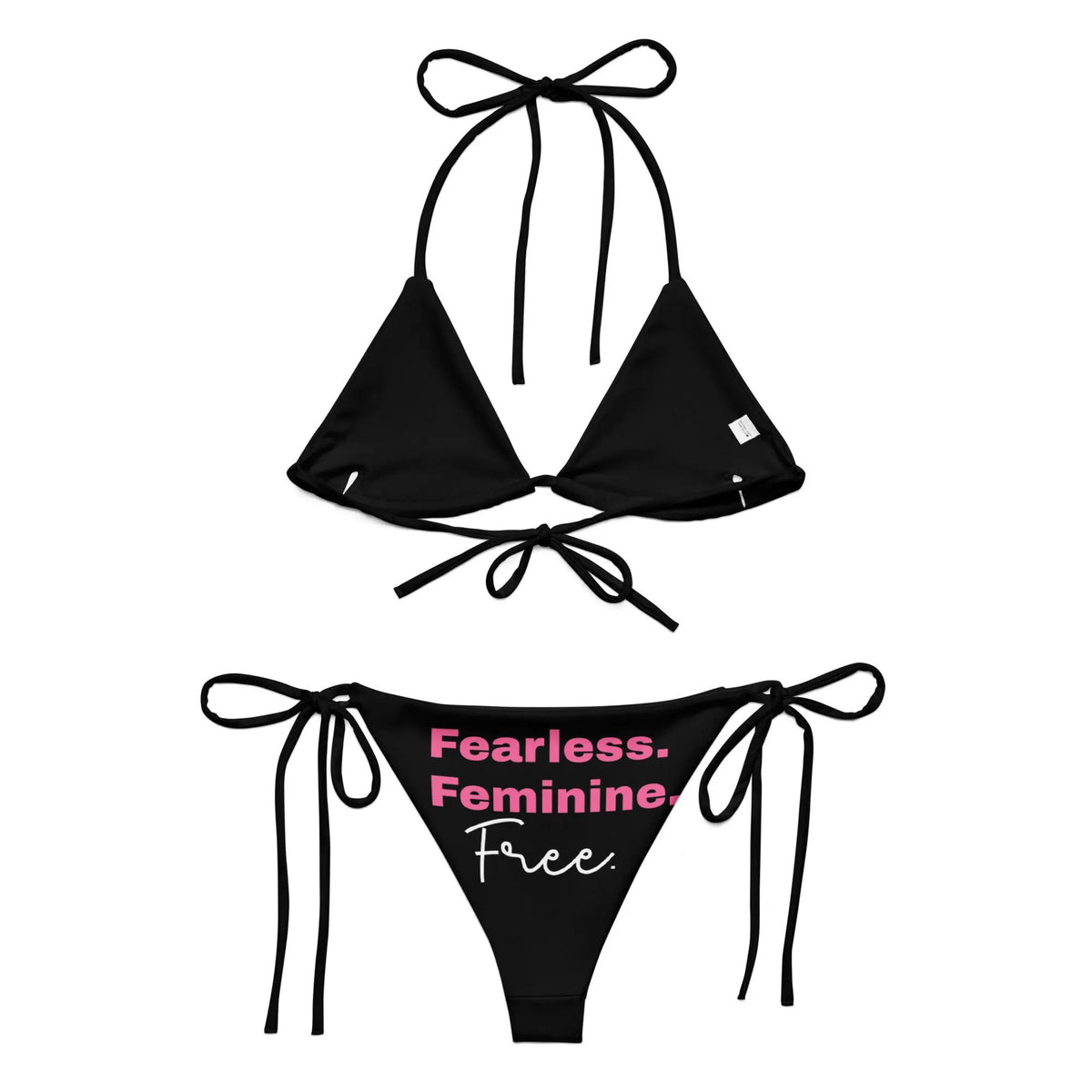 All-over print recycled string bikini by Maiden-Art