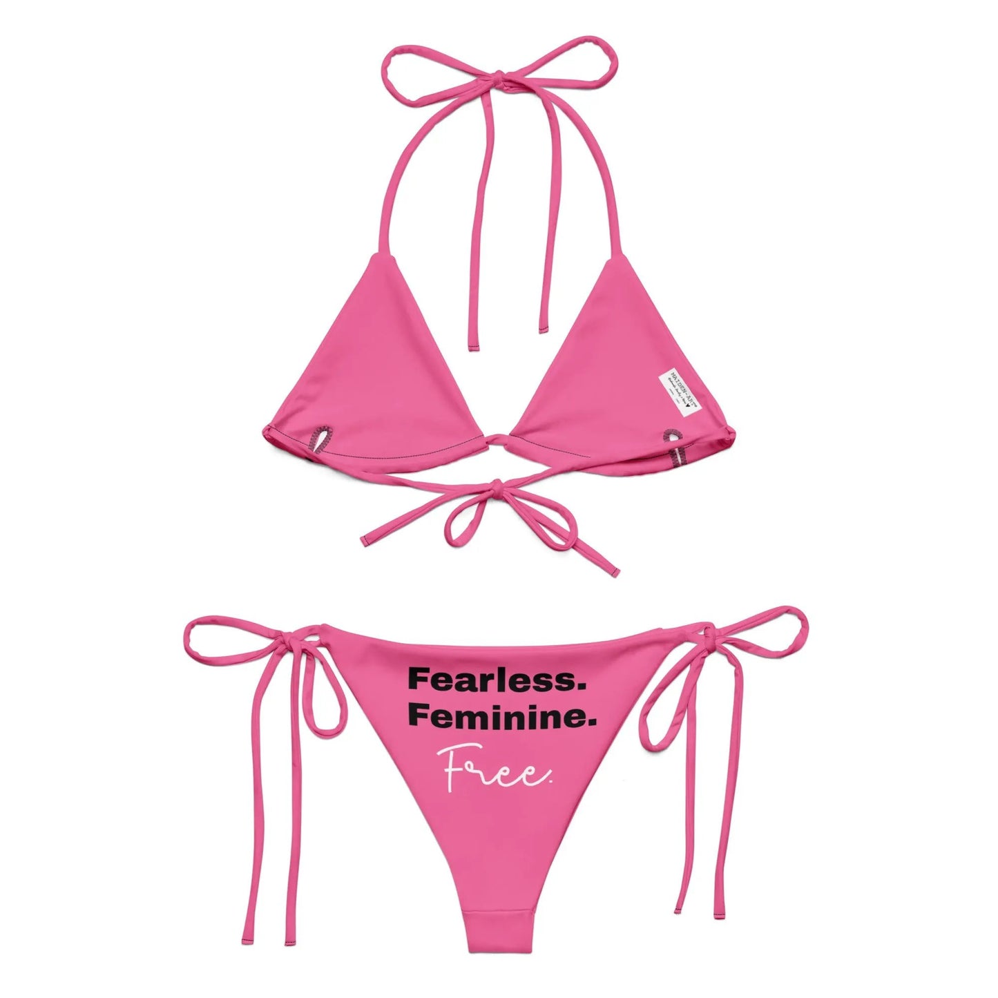 All-over print recycled string bikini by Maiden-Art