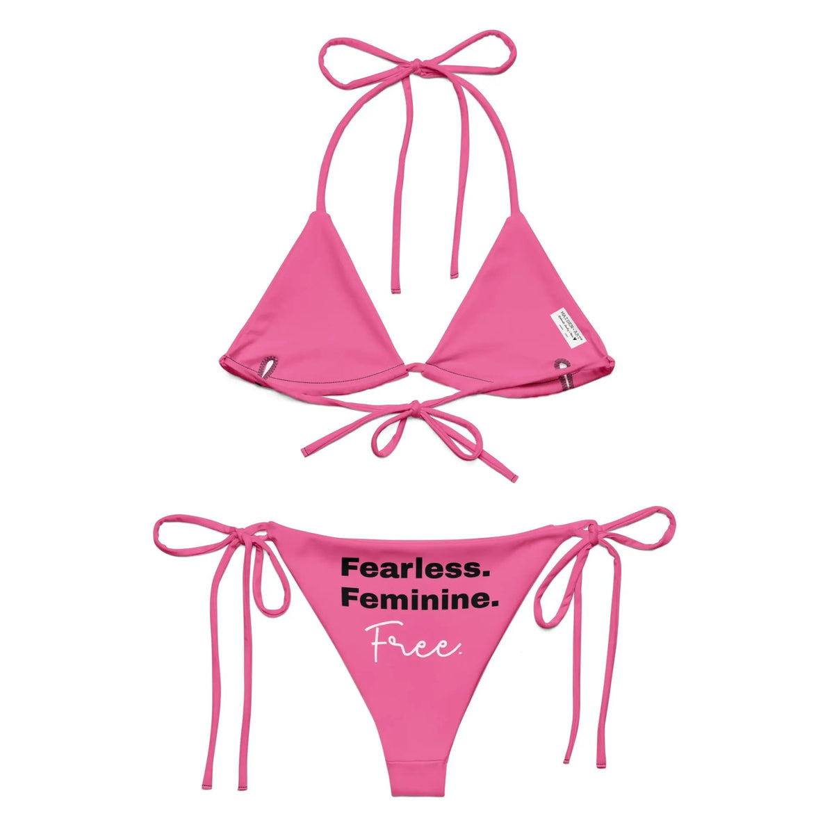 All-over print recycled string bikini by Maiden-Art