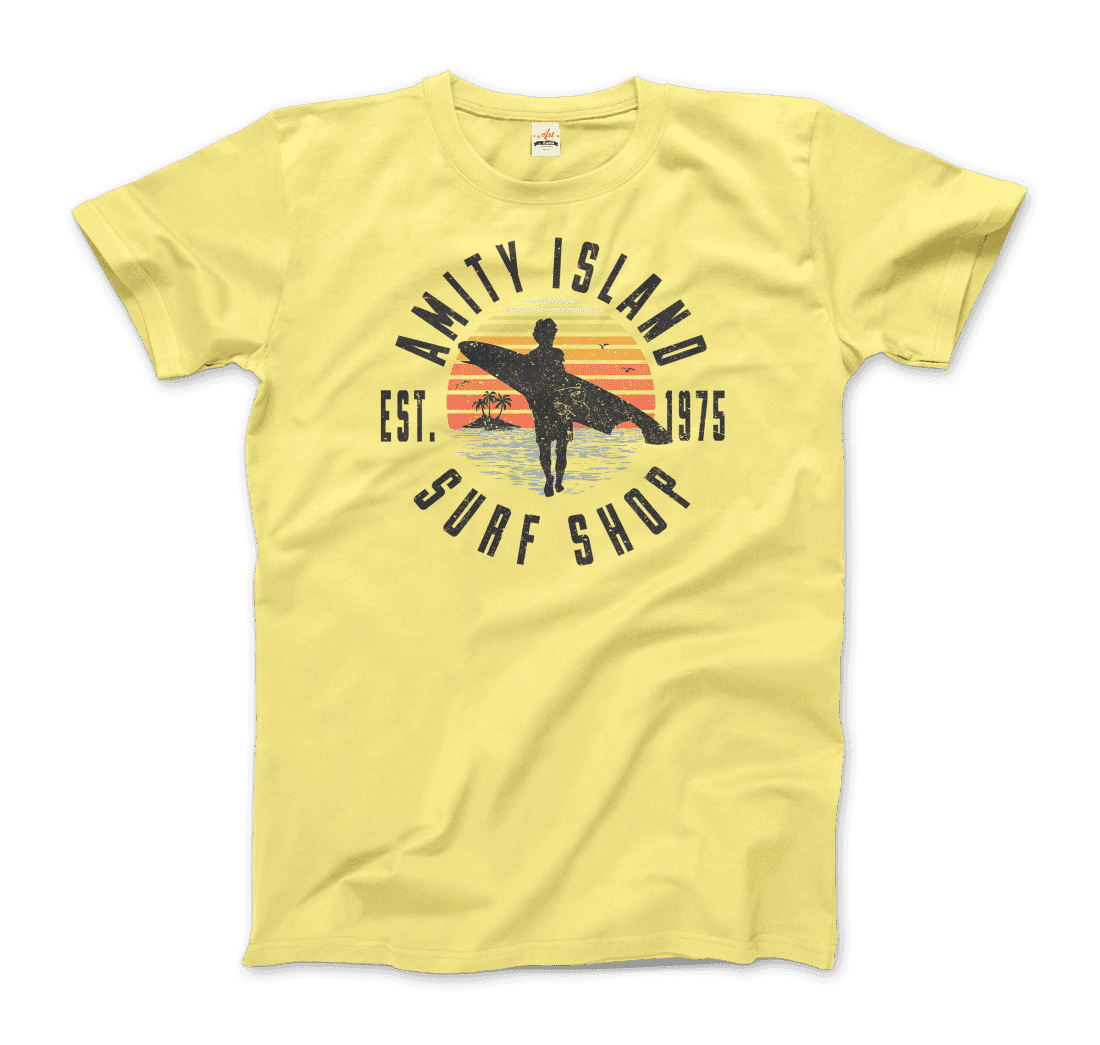 Amity Island Surf Shop, Jaws t-shirt by Art-O-Rama Shop