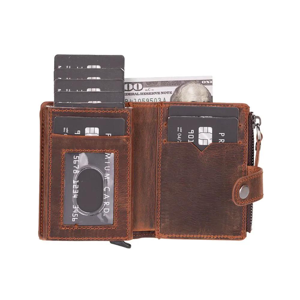 Andalusia Genuine Leather Pop-Up Cardholder with RFID Protection by TORONATA