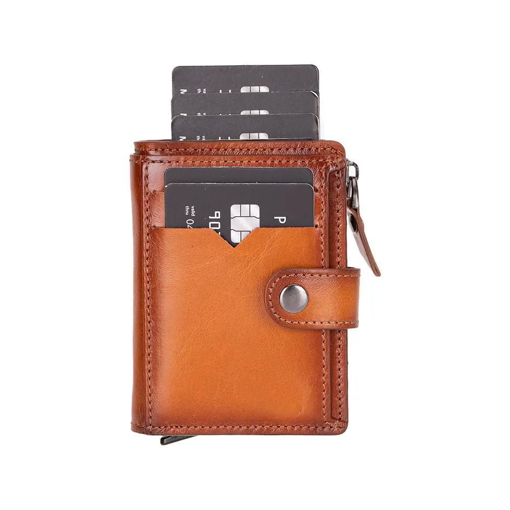 Andalusia Genuine Leather Pop-Up Cardholder with RFID Protection by TORONATA