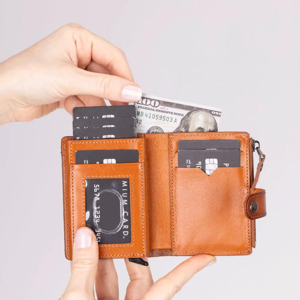 Andalusia Genuine Leather Pop-Up Cardholder with RFID Protection by TORONATA